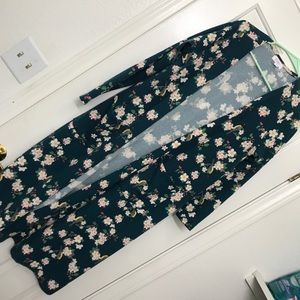 Large Floral Birds LuLaRoe Sarah
